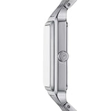 Fossil Raquel Pink Dial Silver Steel Strap Watch for Women - ES5401