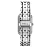 Fossil Raquel Pink Dial Silver Steel Strap Watch for Women - ES5401