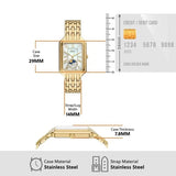 Fossil Raquel 2 Tone Dial Gold Steel Strap Watch for Women - ES5398
