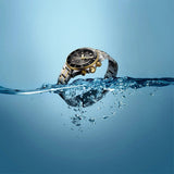 Tissot Seastar Black Dial Two Tone Steel Strap Watch for Men - T120.217.22.061.00
