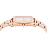 Michael Kors Essex Rose Gold Dial Rose Gold Steel Strap Watch for Women - MK4905