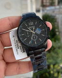 Hugo Boss Professional Black Dial Black Steel Strap Watch for Men - 1513528