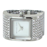 Michael Kors Darrington Silver Dial Silver Steel Strap Watch for Women - MK4884