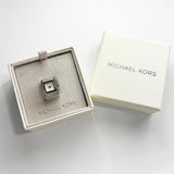 Michael Kors Darrington Silver Dial Silver Steel Strap Watch for Women - MK4884