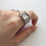 Michael Kors Darrington Silver Dial Silver Steel Strap Watch for Women - MK4884