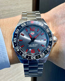Tag Heuer Formula 1 Quartz 43mm Anthracite Dial Silver Steel Strap Watch for Men - WAZ1018.BA0842