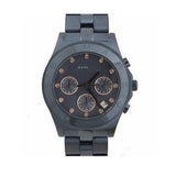 Marc Jacobs Blade Chronograph Blue Dial Blue Steel Strap Watch for Women - MBM8581