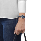 Tissot Desir Deep Blue Dial Navy Blue Leather Strap Watch for Women - T152.010.16.038.01