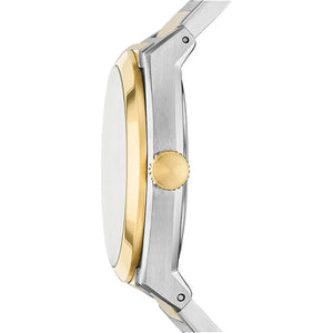 Fossil Everett Beige Dial 2 Tone Steel Strap Watch for Men - FS5823