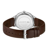 Lacoste Club Blue Dial Brown Leather Strap Watch for Men - 2011227