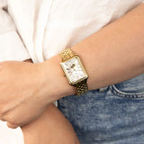 Fossil Raquel 2 Tone Dial Gold Steel Strap Watch for Women - ES5398