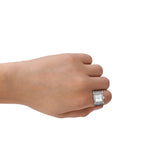 Michael Kors Darrington Silver Dial Silver Steel Strap Watch for Women - MK4884