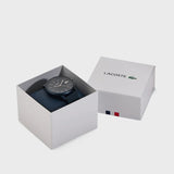 Lacoste 12.12 Blue Dial Blue Silicon Strap Watch for Men - 2011241