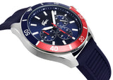 Lacoste Tiebreaker Blue Dial Blue Silicon Strap Watch for Men - 2011154