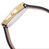 Michael Kors Suri Gold Dial Black Leather Strap Watch for Women - MK4880