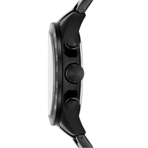 Fossil Autocross Black Dial Black Steel Strap Watch for Men - BQ2875