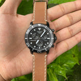 Tissot Seastar Black Dial Brown Leather Strap Watch for Men - T120.417.36.051.00