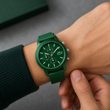 Lacoste 12.12 Green Dial Green Silicone Strap Watch for Men - 2010973