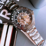 Fossil Bannon Black Dial Gray Steel Strap Watch for Men - BQ2678