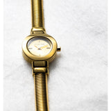Michael Kors Gramercy Gold Dial Gold Steel Strap Watch for Women - MK7527