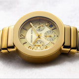 Michael Kors Gramercy Gold Dial Gold Steel Strap Watch for Women - MK7525