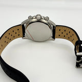 Fossil Autocross Two Black Dial Black Leather Strap Watch for Men - BQ2888
