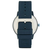 Lacoste 12.12 Blue Dial Blue Silicon Strap Watch for Men - 2011241