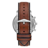 Fossil Neutra Green Dial Brown Leather Strap Watch for Men - FS5902