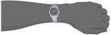 Bulova Crystal Collection Black Dial Silver Steel Strap Watch for Men - 96K104