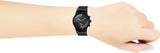 Salvatore Ferragamo Sapphire Chrono Black Dial Black Rubber Strap Watch for Men - SFME00621