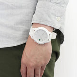 Lacoste 12.12 White Dial White Silicon Strap Watch for Men - 2010974
