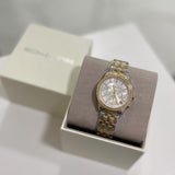 Michael Kors Bryant Silver Dial Two Tone Steel Strap Watch for Women - MK7532