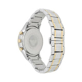 Emporio Armani Renato Chronograph Silver Dial Two Tone Steel Strap Watch For Men - AR11076