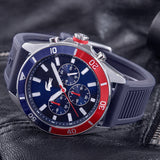 Lacoste Tiebreaker Blue Dial Blue Silicon Strap Watch for Men - 2011154