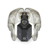 Philipp Plein High-Conic Automatic Black Dial Black Stainless Steel Strap Watch For Men- PWRAA0423