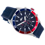 Lacoste Tiebreaker Blue Dial Blue Silicon Strap Watch for Men - 2011154