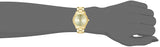 Michael Kors Mini Runway Slim Gold Dial Gold Steel Strap Watch for Women - MK3512
