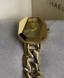 Michael Kors Suri Gold Dial Gold Steel Strap Watch for Women - MK4878