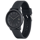 Lacoste 12.12 Gray Dial Gray Silicon Strap Watch for Men - 2011242