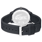 Lacoste 12.12 Gray Dial Gray Silicon Strap Watch for Men - 2011242