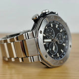 Tissot T-Race Black Dial Gray Steel Strap Watch for Men - T141.417.11.051.01