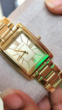 Michael Kors Essex Gold Dial Gold Steel Strap Watch for Women - MK4904