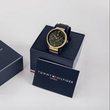 Tommy Hilfiger Lidia Black Dial Black Mesh Strap Watch for Women  - 1782540