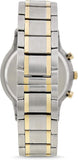 Emporio Armani Renato Chronograph Silver Dial Two Tone Steel Strap Watch For Men - AR11076