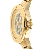 Fossil Bannon Gold Dial Gold Steel Strap Watch for Men - BQ2680