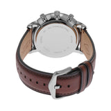 Fossil Neutra Pink Dial Brown Leather Strap Watch for Men - FS5982