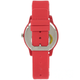 Lacoste 12.12 Red Dial Red Silicon Strap Watch for Unisex - 2010988