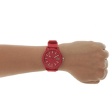 Lacoste 12.12 Red Dial Red Silicon Strap Watch for Unisex - 2010988