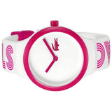 Lacoste Goa White Dial 2 Tone Silicone Strap Watch for Woman - 2020106