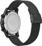 Hugo Boss Talent Chronograph Gunmetal Grey Dial Grey Mesh Bracelet Watch for Men - 1513637